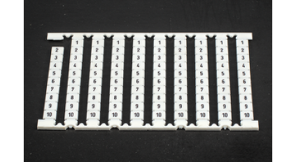 Маркер для клеммников DIN DINKLE TM07W-FV01 фото 1