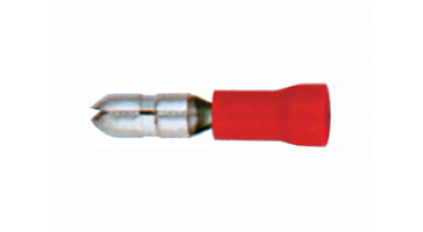 Кабельный разъем круглый штыревой male 4.0 KST MPV1-156-RED (1000шт) фото 1