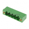 Клеммная колодка DINKLE 2EHDVM-05P, 5 контактов, сечение провода - мм2, ток 18 A, Зеленый фото 4