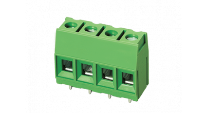 Клеммная колодка DINKLE ESK116V-03P, Винтовая, 3 контакта, сечение провода 0.5-16 мм2, ток 57 A, Зеленый фото 3