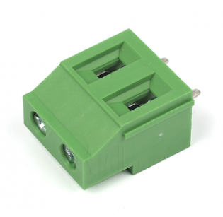 Клеммная колодка DINKLE EHK7V-02P (на замену EHK750V-02P), Винтовая, 2 контакта, сечение провода 0.2-2.5 мм2, ток 24 A, Зеленый