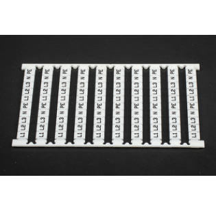 Маркер для клеммников DIN DINKLE TM07W-DH01