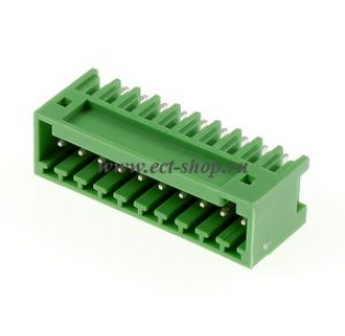 Клеммная колодка DINKLE ECH250V-16P, 16 контактов, сечение провода - мм2, ток 4 A, Зеленый